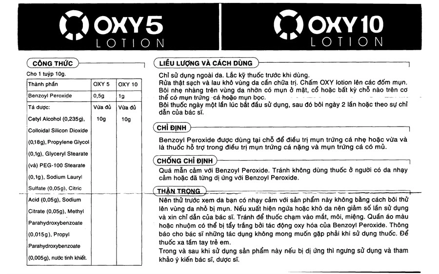 Kem bôi Oxy 5 hỗ trợ điều trị mụn bọc, mụn trứng cá tuýp 10g - 9